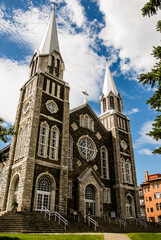 Fototapeta na wymiar Baie Saint-Paul Church in Québec