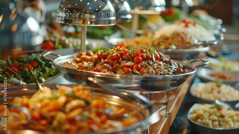 Poster a diverse selection of food perfect for any event