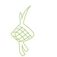 Ketupat Hand Drawn Illustration 
