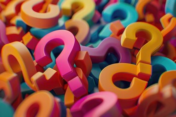 A stack of vibrant plastic numbers, perfect for educational or children's themed designs