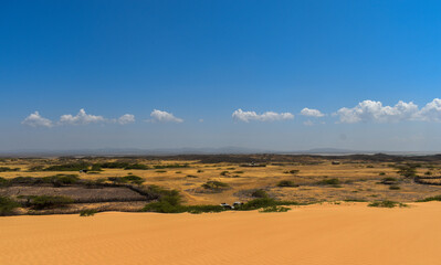 hermosos parajes en bahia hondita, uribia, la guajira, Colombia. alli playas hermosas,atardeceres, desierto.