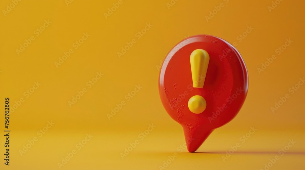 Aufkleber A red object with a question mark symbol on it. Can be used for concepts related to confusion, uncertainty, or problem solving