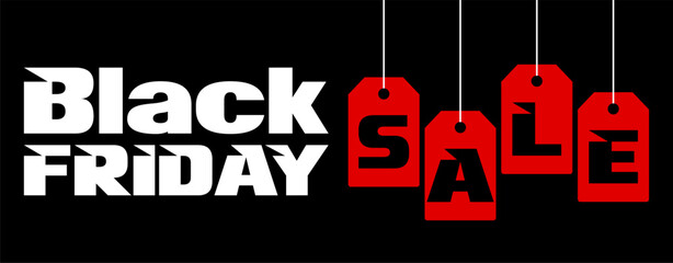 Black Friday design for advertising, banners, leaflets and flyers.