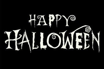 Happy Halloween card background wallpaper graphic design vector illustration