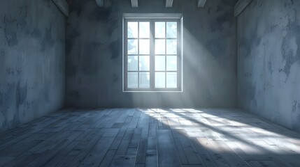 Empty room interior background. 3d rendering
