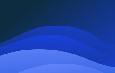 Abstract Blue background with wave