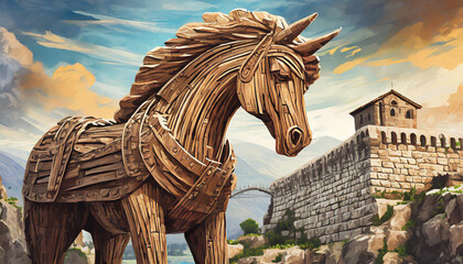 beautiful mythical places – Trojan horse