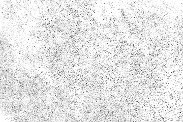 Naklejka premium Black texture on white. Worn effect backdrop. Old paper overlay. Grunge background. Abstract pattern. Vector illustration, eps 10 