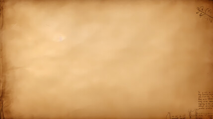 Parchment, horizontal antique parchment texture