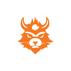 Illustration of a Orange Head Dog