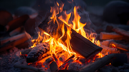 Close-up photo of black coal