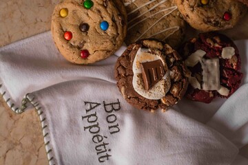 cookies on the table