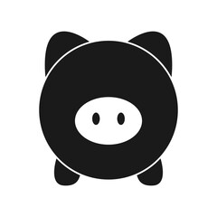 Pig icon. Vector illustration