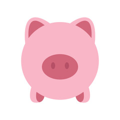 Pig icon. Vector illustration