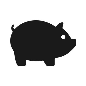 Pig icon. Vector illustration