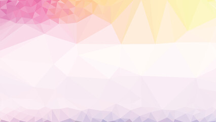 Pink Low poly abstract colorful background, trendy, geometric, cyber polygonal wallpaper