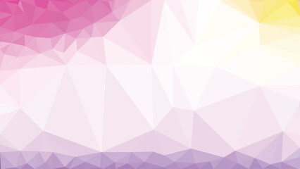 Pink Low poly abstract colorful background, trendy, geometric, cyber polygonal wallpaper