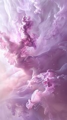 Mystical Nebula Clouds in Deep Space