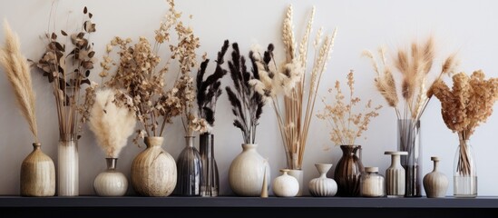 Decorating the home with dried blooms