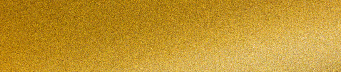 Banner brillante, panorámico con fondo abstracto  de textura de oro, dorado, amarillo, beige, marrón,  con brilloabstracto para ilustración de  fondo de diseño, web, redes, textura textil seda, paño,  - obrazy, fototapety, plakaty