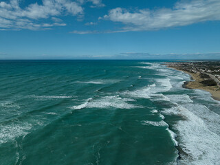 Panorama with rough sea 2