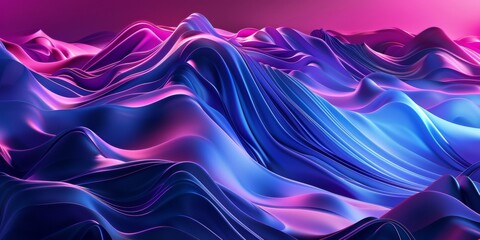 A blue and purple ocean with waves that are very wavy - stock background.