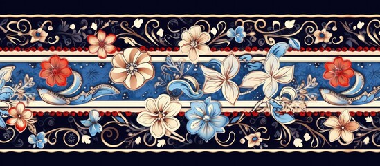 Ornate and elegant traditional pattern for various design applications. - obrazy, fototapety, plakaty