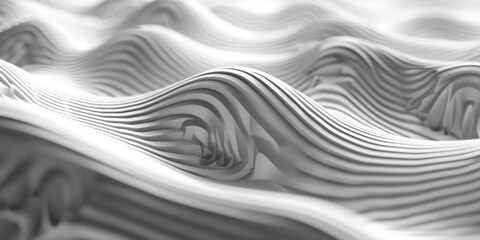 The image is a white and black photo of a wave - stock background.