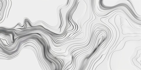 A white background with a black line that is curvy and has a lot of dots - stock background.