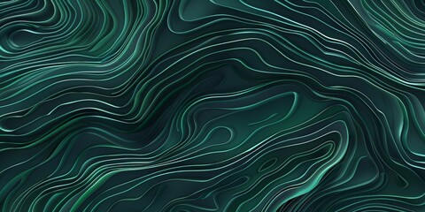 A green, wavy line pattern with a lot of white dots - stock background.