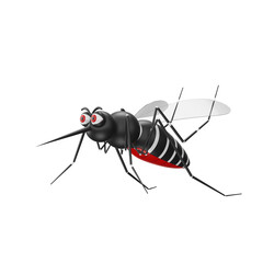Mosquito da dengue 3D isolado