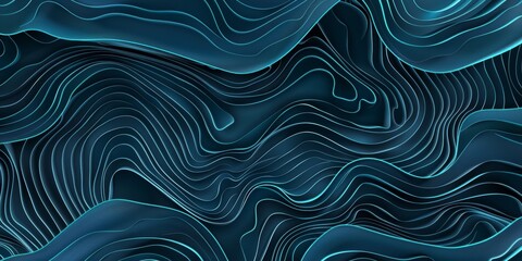 Obraz premium A blue and white abstract painting with a lot of lines - stock background.