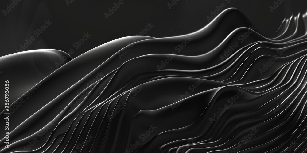 Canvas Prints a black and white image of a wave with a lot of detail - stock background.