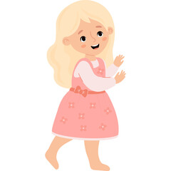 Blonde child girl