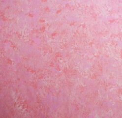 Multiple Shades of Red Acrylics Sponged onto White Background
