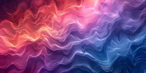 A colorful wave with a blue and purple section - stock background.