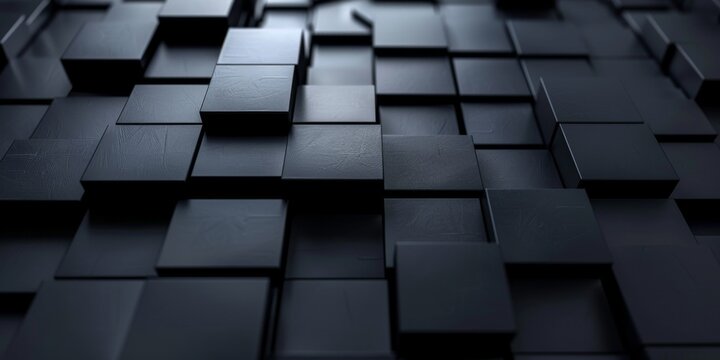 A black and white image of a black and white square - stock background.