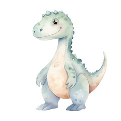 Fototapeta premium Dinosaurs Watercolor Nursery