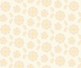 Camomile Pattern | patterns, flowers, pastel camomile pattern | vector made