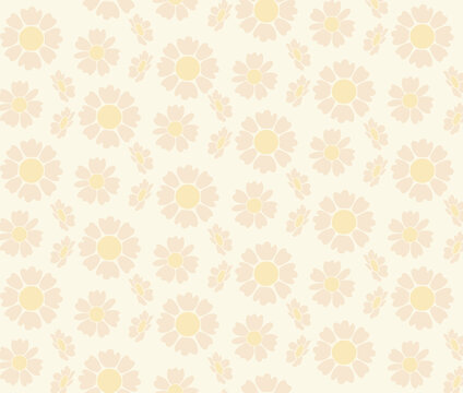 Camomile Pattern | patterns, flowers, pastel camomile pattern | vector made