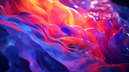Mesmerizing water palette background 4k ultra hd 3d rendering of a colorful design with blender blur - obrazy, fototapety, plakaty
