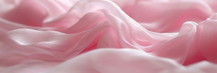 Pastel silky fabric texture with smooth waves for elegant fashion and luxury branding backgrounds
