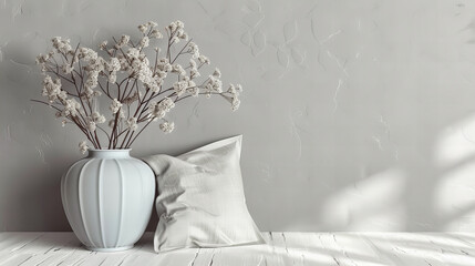 Modern Bedroom with Cozy Bedding, Stylish Decor, and Elegant Wooden Furniture