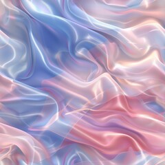 Obraz premium Elegant pastel silk fabric texture with smooth waves for fashion and luxury branding