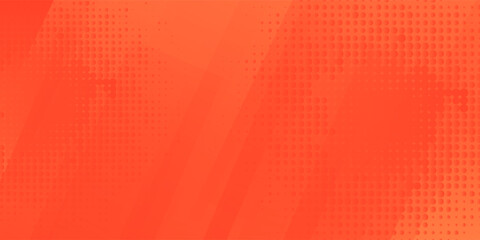 Vibrant orange abstract background with fluid shapes and dotted pattern arts abstract