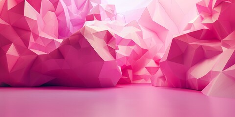 Pink and white rocks with a pink background - stock background.