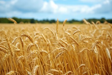 Golden Field Of Wheat Ready For Harvest