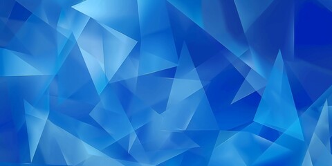 Abstract blue triangle blend geometry lighting background, technology or business theme backdrops.