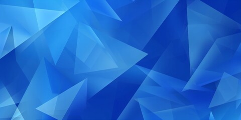 Abstract blue triangle blend geometry lighting background, technology or business theme backdrops. - obrazy, fototapety, plakaty