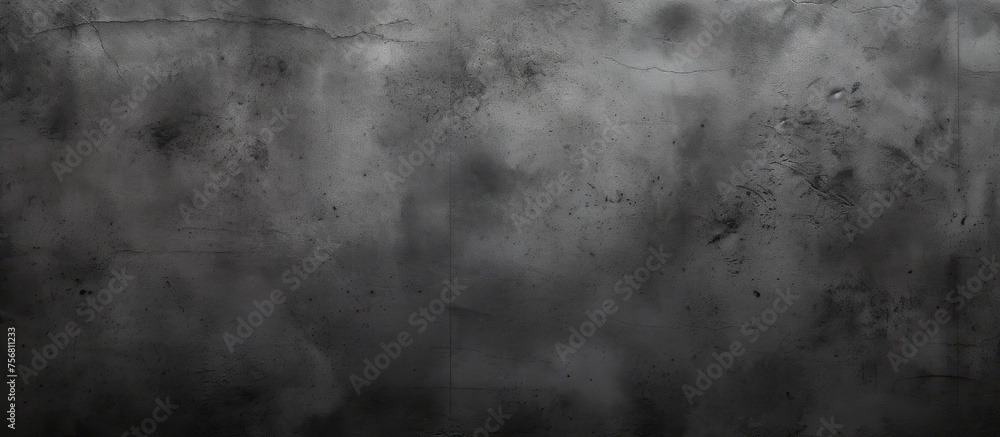 Aufkleber a monochrome photo of a concrete wall with a pattern resembling cumulus clouds in the darkness. the 